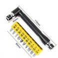 thumbnail image 2 of Right Angled Offset Spanner Wrench Set Hex Screwdriver Bit Mechanic Tool, 2 of 9