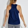 thumbnail image 2 of RMGVDSD Workout Tops for Women Workout Tops For Women Loose Fit Racerback Mesh Backless Tank Gym Running Shirts Stretchy Soft Yoga Tops Basic Cami Tank Tops, 2 of 4