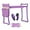 Purple, variant on Multifunctional Kneeler & Gardening Stool Heavy Duty Garden Kneeler Seat and Bench with 2 Tool Pouches & 1 Gloves