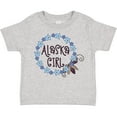 thumbnail image 3 of Inktastic Alaska Girl Forget-me-not Flower Girls Toddler T-Shirt, 3 of 5