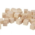thumbnail image 3 of Pack of 50 Natural Wooden Squre Mini Cubes Embellishments for Craft 1mm, 3 of 5