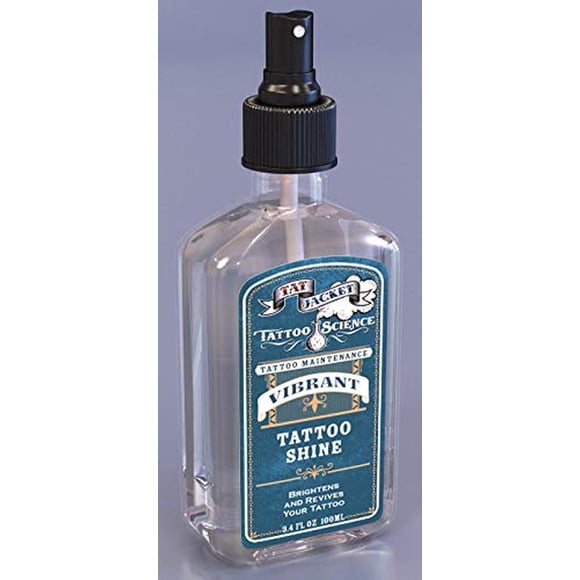Spray Tatjacket Brillante para Tatuajes 3.4 Onzas