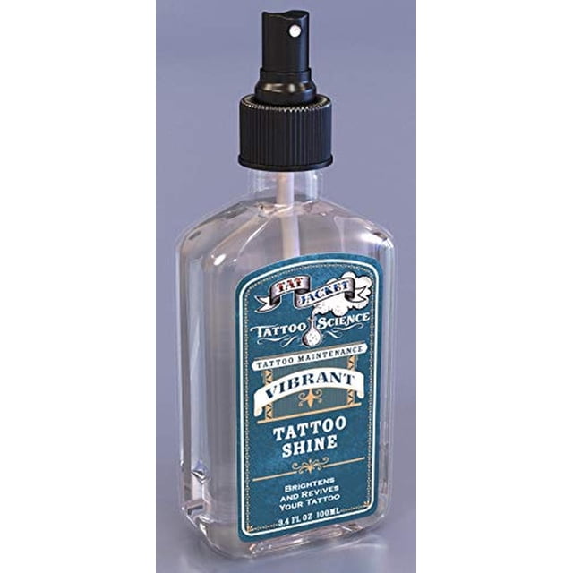 Spray Tatjacket Brillante para Tatuajes 3.4 Onzas
