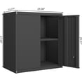 thumbnail image 3 of Sunny Lane Locking Metal Wall Cabinets for Garage, Garage Cabinets Wall Mount, Steel Floating Hanging Storage Cabinet with Doors and Adjustable Shelf for Utility Room, 3 of 9