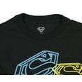 thumbnail image 3 of Superman Boys' Iconic Shield Logo on Repeat Youth Graphic Print T-Shirt, 3 of 5