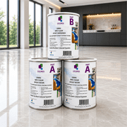 Colored Epoxies Clear Epoxy Resin and Hardener Kit, 2:1 Mix Ratio, Garage Coatings, Flake Floors, Metallic Epoxy Flooring, Clear, 3 Gallon Kit