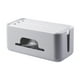 thumbnail image 1 of Caja de gestión de cables, organizador de cables, cubierta ligera para regleta de enchufes, ocultador de cables Gris, 1 of 9