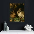 thumbnail image 4 of COMIO Bunny Rabbit Poster Decorations For Wall Art Canvas Animal Prints Vintage Artwork For Bedroom Famous Paintings Pictures Prints Classic Home Decor, 4 of 4