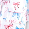 thumbnail image 6 of Vetsdori Womens Short Sleeve Pajamas Sets Button up Sleepwear Homewear 2 Pieces,Summer Loungewear Holiday Soft PJ Sets for Women Casual, 6 of 8