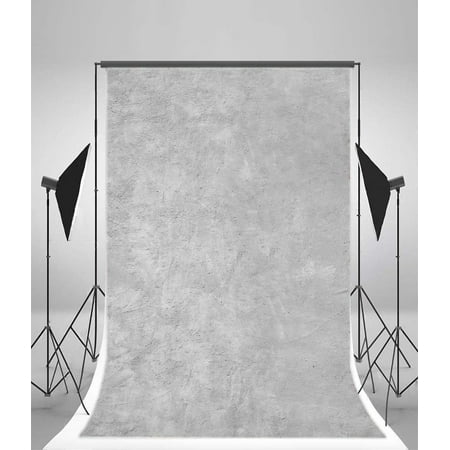 GreenDecor Polyster Grunge Concrete Wall Backdrop 5x7ft Food Cookies Products Background Fashion Model Constume Photography Blog Post Children Newborn Baby Kids Toddler Photos Video Studio