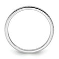thumbnail image 2 of 10K White Gold 1.2mm Twisted Wire Pattern Stackable Band Size 4, 2 of 6
