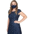 thumbnail image 4 of Alex Evenings Womens Long A-line Rosette Dress, 4 of 5