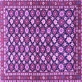 thumbnail image 1 of Ahgly Company Indoor Square Persian Purple Traditional Area Rugs, 5' Square, 1 of 4