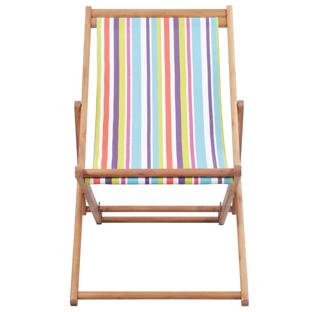 Outdoor Reclining Beach Chair, Wooden Folding Adjustable Lounge Chair-Colorful Outdoor Reclining Beach Chair, Wooden Folding Adjustable Lounge Chair-Colorful
