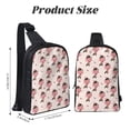 thumbnail image 3 of Rocae Dachshund Dog Heart for Lightweight Chest Bag Dual Pocket, Waterproof Crossbody Sling Bag for Men and Women, 3 of 8
