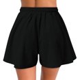 thumbnail image 2 of Pxiakgy Slim Sports Casual Shorts Pants Shorts High Women's Solid Summer Color Waist Pants Black1 + M, 2 of 8
