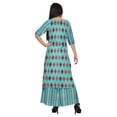 thumbnail image 5 of Moomaya V Neck Kurta With Loose Palazzo Set For Women Printed Ethnic Clothing, 5 of 6