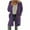 9#Purple, variant on Women's Long Warm Winter Coats Casual Long Sleeve Button up Fuzzy Sherpa Fleece Jackets Outerwear Casual Plush Solid Color Button Pocket Jacket Top