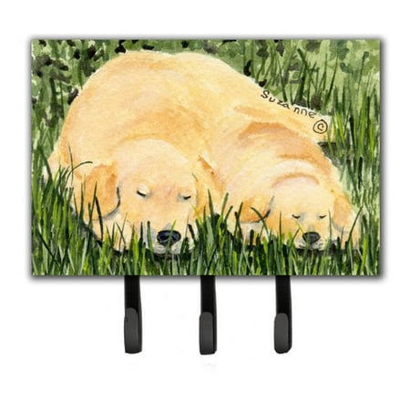 - Caroline's Treasures Golden Retriever Leash Holder and Key Holder