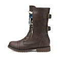 thumbnail image 2 of Bota DREAM PAIRS TERRAN Militar de Media Caña con Cordones Marrón 8.5, 2 of 7