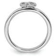 thumbnail image 5 of Auriga Fine Jewelry 925 Sterling Silver Rhodium Infinity Symbol Ring for Women Size- 8, 5 of 6