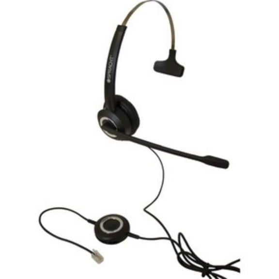 Monaural Desktop Headset, Black
