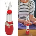 thumbnail image 4 of Pin Cushion, Exquisite Beautiful Needle Collector Retractable Design Small Size  For Home For Travel Red,Pink,Purple,Black, 4 of 8