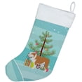 thumbnail image 2 of Carolines Treasures BB2980CS English Bulldog Merry Christmas Tree Christmas Stocking, Large, Multicolor, 2 of 2