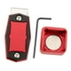 thumbnail image 4 of Porta tizas de billar magnético con clip fijo con llave Clip porta tizas metálico Rojo, 4 of 9