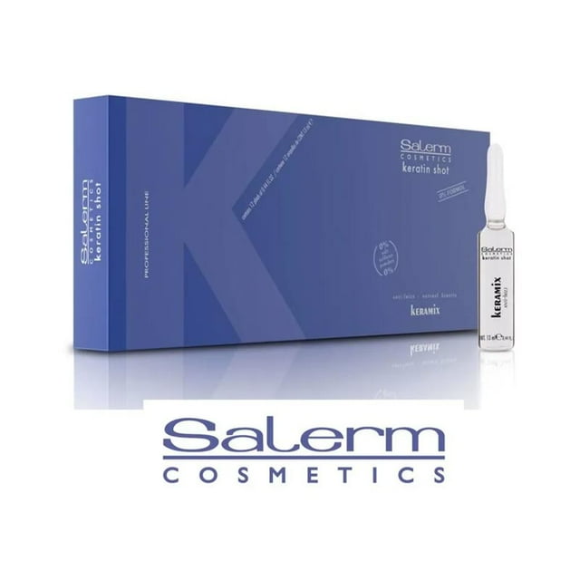 Salerm® Keratin Shot Caja Con 12 Ampolletas 13ml C/u Lifting Salerm Cosmteic Keratin Shot