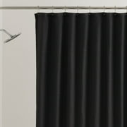 Mainstays Henderson Black Mosaic Polyester Shower Curtain 72” x 72”