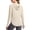 Beige, variant on yillto Womens Long Sleeve Shirts Sun Protection Lightweight Summer Hoodie Shirt Tops for Hiking Workout
