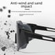 thumbnail image 2 of Gafas de ciclismo con montura blanca, transparentes, de gran tamaño, para exteriores, que cambian de color, para correr, resistentes al viento y a la arena, con protección ultravioleta para miopía, 2 of 5