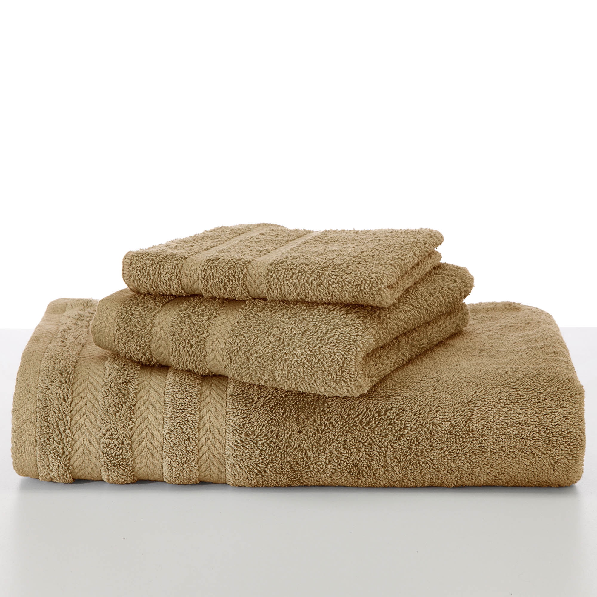 Egyptian Cotton with Dryfast Cobblestone Hand Towel - Walmart.com