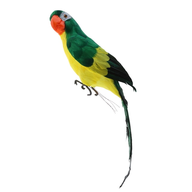 Loro pájaro loro artificial pájaros modelo juguete decoración Sunnimix Pájaro artificial del loro