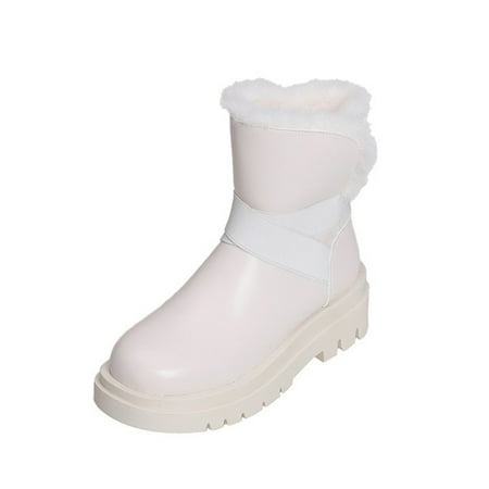

ASEIDFNSA Dressy Sandals Women Snow Boots Womens Classics Sheepskin Leather Outdoor Anti Slip Women Winter Boots Warm Snow Boots