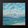thumbnail image 2 of Francis, Sandra 20x20 Black Modern Framed Museum Art Print Titled - Boats Moored in Morning Sun, 2 of 5