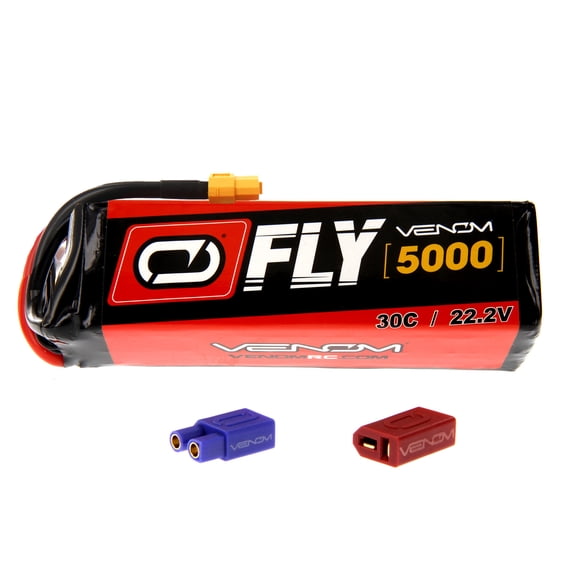 Align TREX 550 30C 6S 5000mAh 22.2V LiPo Battery with UNI 2.0 plug by Venom Compare to E-flite EFLB50006S30