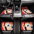thumbnail image 6 of Lsque Mario Print 4-Piece Floor Mats, Heavy-Duty Rubber Liners, Anti-Slip Design, All-Season Automotive Protection, Vehicles, Cars, Trucks, and SUVs, 6 of 7