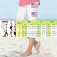 thumbnail image 3 of Women's Capris Knee Length Capri Leggings High Waisted Stretch for Casual Gradient Summer Yoga Workout Exercise Short Pants, 3 of 4