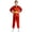 Red, variant on Manyakai Kids Kung Fu Clothing Traditional Tai Chi Chinese Martial Art Uniforms Long Sleeve Tang Suit Red 130