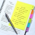 thumbnail image 2 of Redi-Tag Divider Sticky Notes, 4 x 6 Inches, Assorted Neon Colors, 4 Pack (29504), 2 of 6