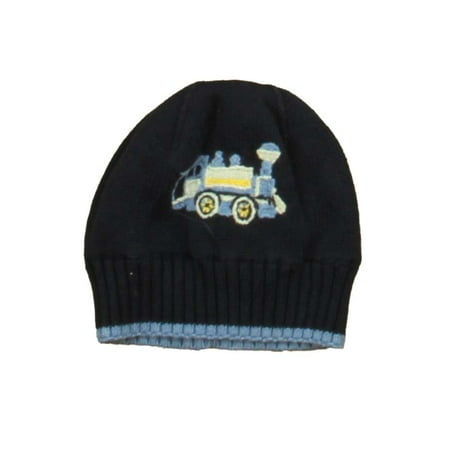 

Pre-owned Janie and Jack Boys Navy Train Winter Hat size: 6-12 Months