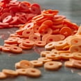 thumbnail image 2 of Bead Landing Orange PVC Rondelle Spacer Heishi Beads, 5.8mm, 12 Pack, 2 of 3