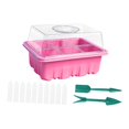 thumbnail image 4 of Fengbin Plant Starter Tray Growing Tray Sturdy Indoor Versatile Vented Reusable Starting Pink 6 Hole, 4 of 10