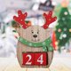 thumbnail image 3 of Calendario creativo Adornos Decorativos Hogar Calendario de Navidad tridimensional Decoración de Navidad Adornos de para escritorio Alce Sunnimix Calendario de madera, 3 of 7