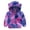 Blue Red Tie-Dye, variant on GYRATEDREAM Toddler Baby Kids Winter Fleece Sweater Coats Boys Girls Bear Ear Windproof Warm Hooded Jacket Outerwear Children Velvet Lined Zipper Outfit for 1-6 Years