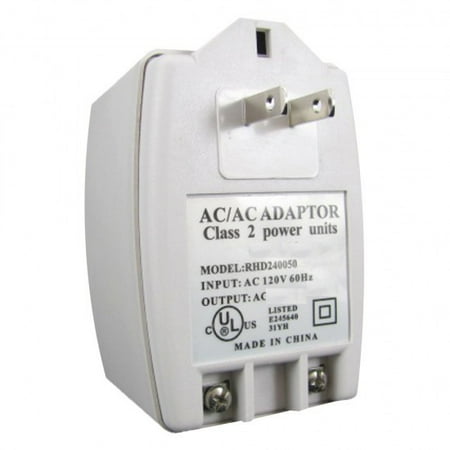 - CCTV Camera Power Supply 24V AC 20VA CCTV SECURITY Power Transformer Adapter UL Listed 830mA