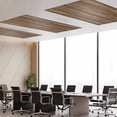 thumbnail image 3 of 3 Pack Farm Brown Wooden Texture Fluorescent Light Covers for Ceiling Lights Countryside Wood Grain Barn Theme Magnetic Ceiling Light Covers Overhead Light Filters for Office Classroom Home, 3 of 9