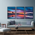 thumbnail image 2 of IDEA4WALL Framed Wall Art Print Set Rainbow Sky Reflection on Icelandic Lake Nature Wilderness Photography Realism Rustic Scenic Colorful Ultra for Living Room, Bedroom, Office - 24"x36"x3 Black, 2 of 4
